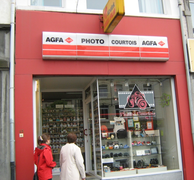 a kodak shop in bastogne